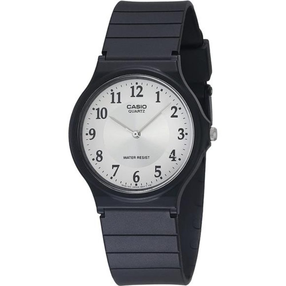 Casio Women's MQ24-7B3LL Classic Black Resin Band Watch